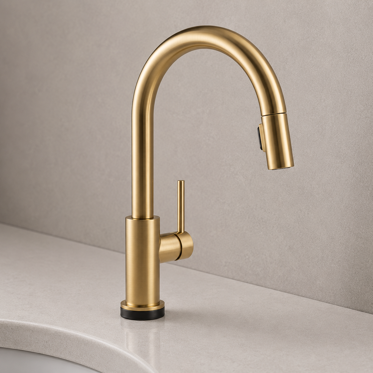 Delta Rustica Champagne Bronze Commercial Touchless Faucet