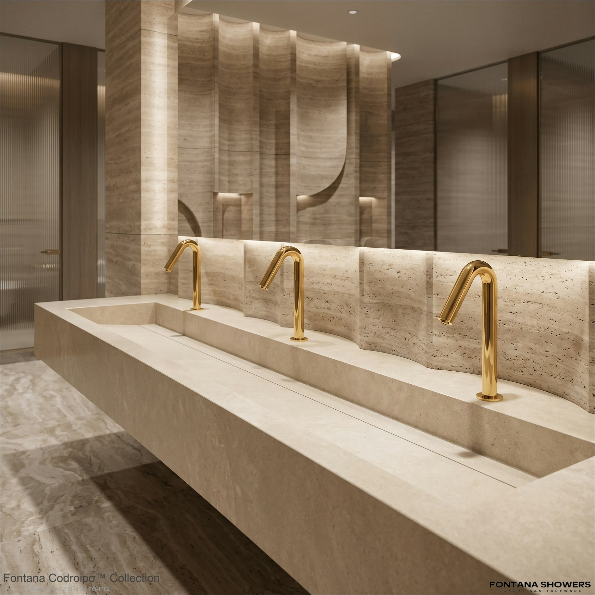 Contemporary premium faucet in modern home