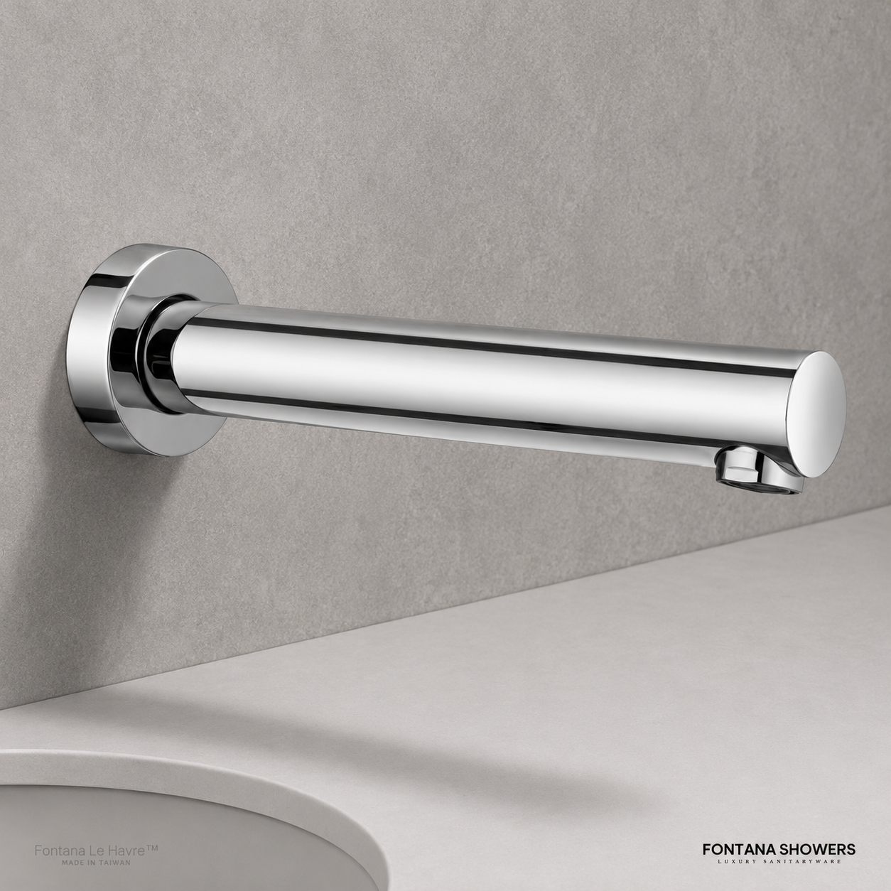 Fontana Glacier Series Aqua Crystal commercial touchless faucet