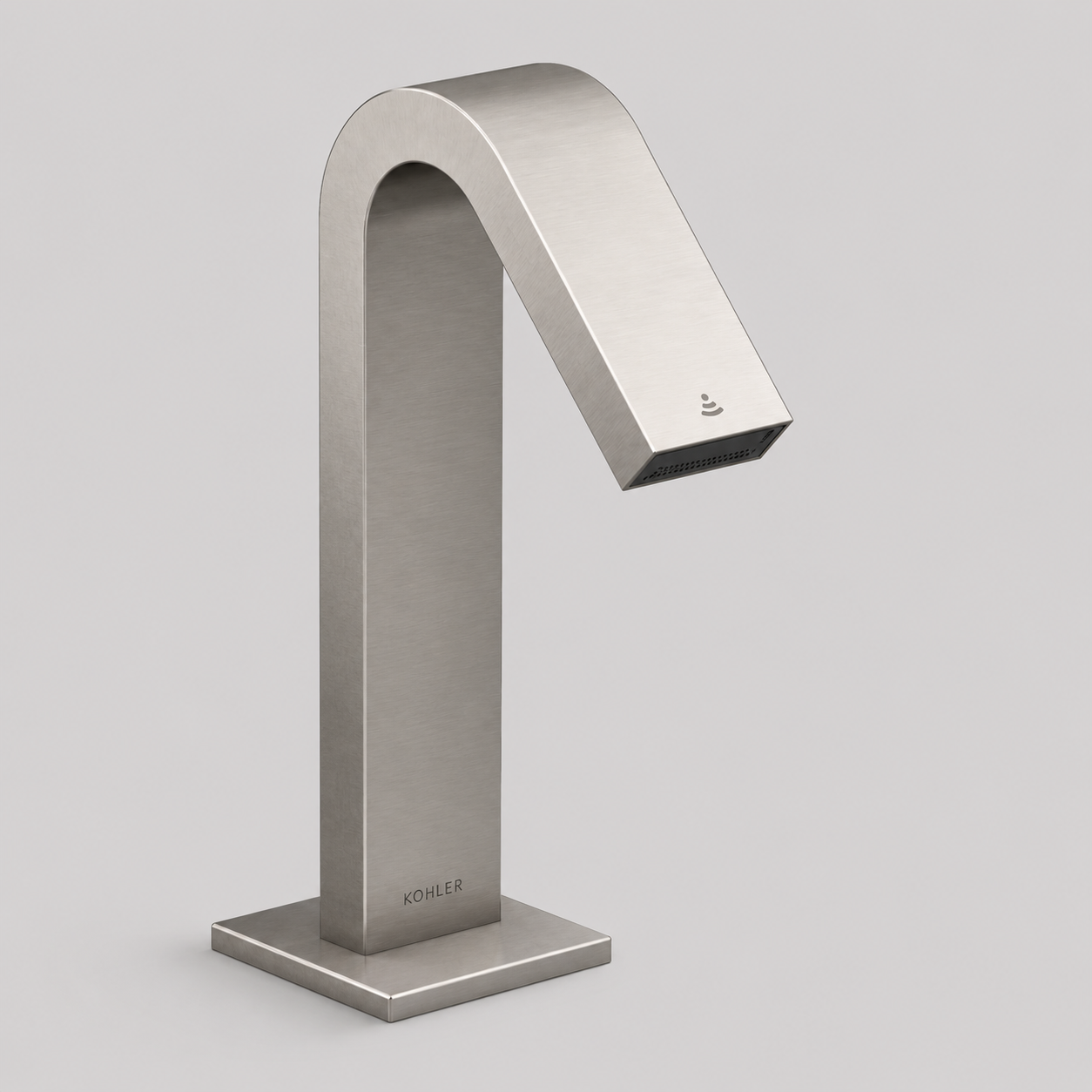 KOHLER Loure Vibrant Brushed Nickel Commercial Touchless Faucet