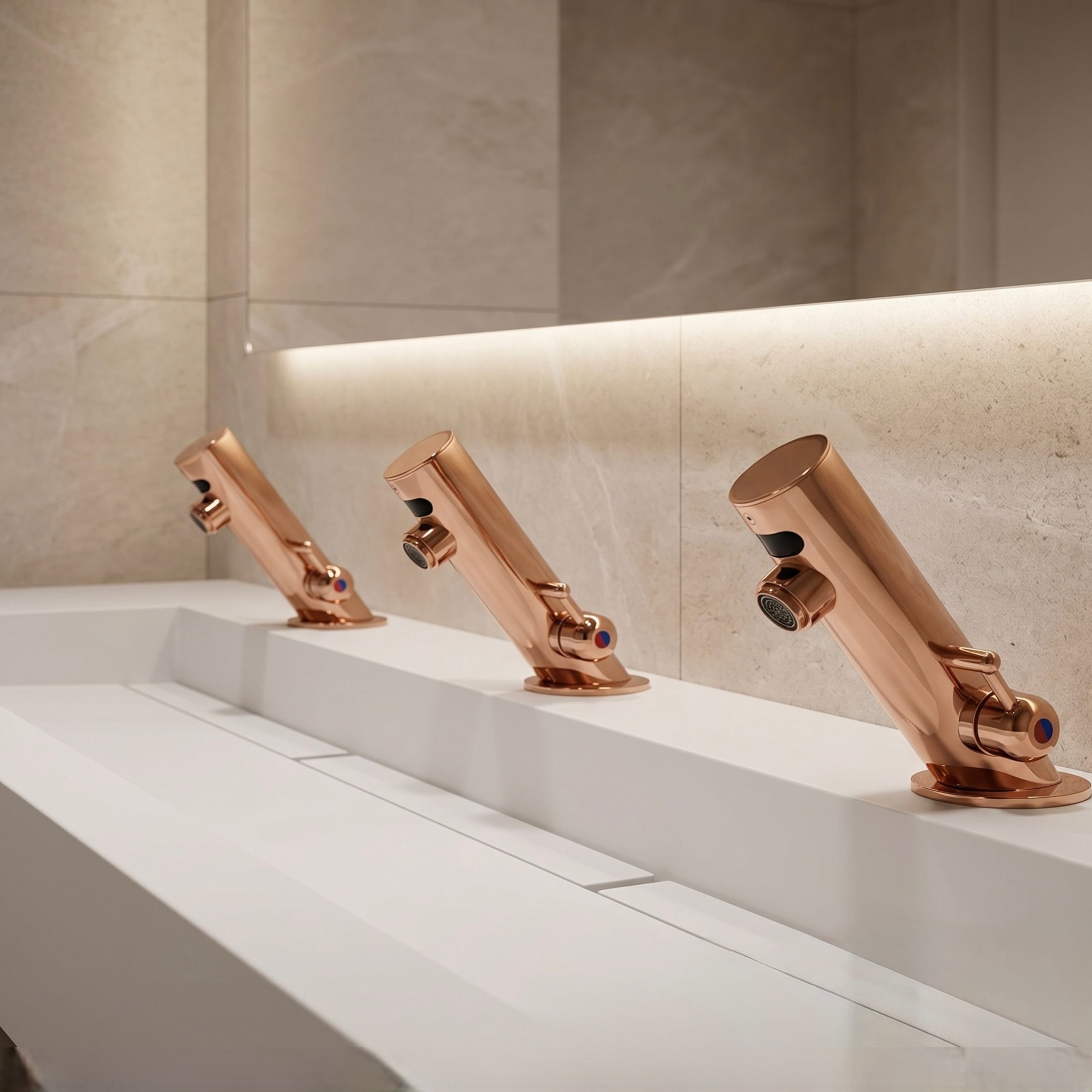 Touchless faucet for high-traffic restroom specification