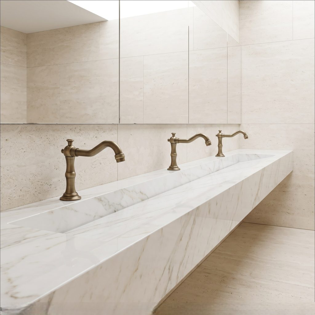 Commercial restroom fixture research