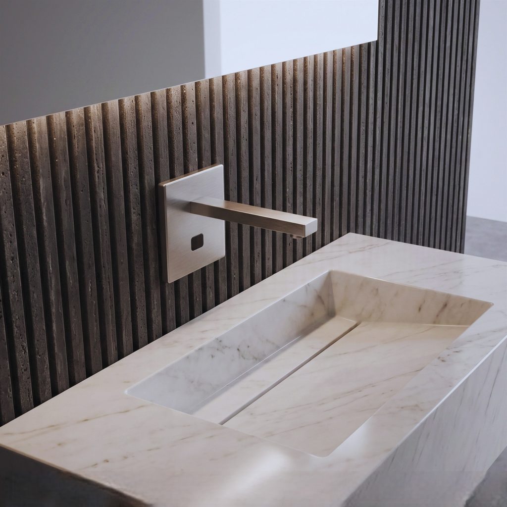 Commercial touchless fixture used for brand research