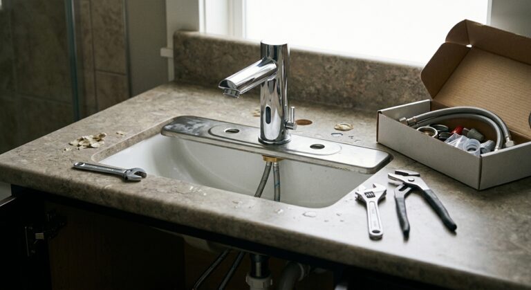 Read more about the article Retrofitting a Touchless Faucet Onto Your Existing Deck Plate